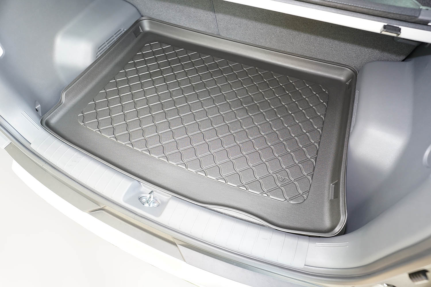 Rubberen Kofferbakmat op Maat – Kia EV3 SUV – vanaf 2024 – Verstelbare koffervloer (hoogste positie)