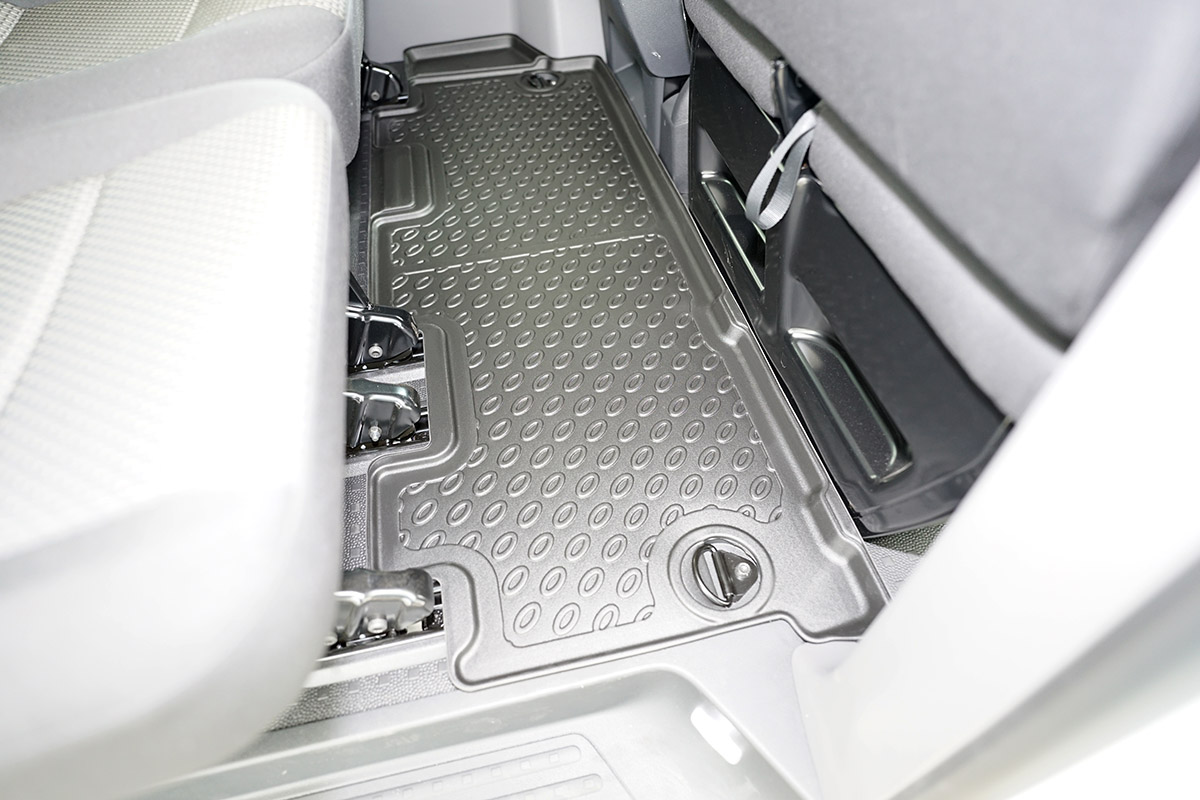 Automatten kunststof Schaalmatten Volkswagen T5 / T6 Caravelle, Multivan, Transporter panel van (kasten) + combi (Van / 5) 2003>