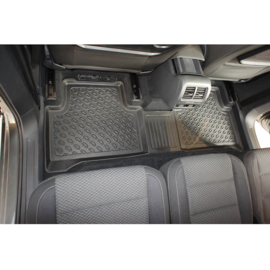 Automatten kunststof Schaalmatten Volkswagen Touran II (5T) 09.2015>  ; 5/7 seats (excl. 3rd row)