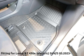 Automatten Kunststof  Schaalmatten Toyota bZ4X (electric) SUV/5 – vanaf 07.2022