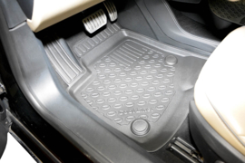Automatten – Rubberen Schaalmatten – op Maat – Tesla Model S (2012–2015) – Voetruimte