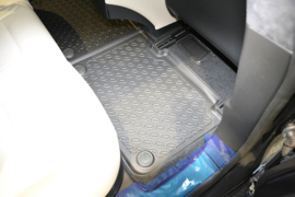Automatten – Rubberen Schaalmatten – op Maat – Tesla Model S (2012–2015) – Voetruimte