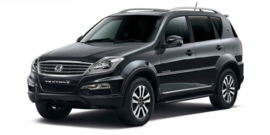 Kofferbakmat SsangYong Rexton W 4x4 5-deurs (vanaf 2012) 7-zits uitvoering met ingeklapte 3e zitrij