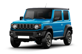 Kofferbakmat Suzuki Jimny II (GJ) 10.2018-2020; behind the first row of seats; 2nd row pulled down