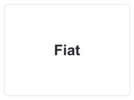 Kofferbakmat Fiat