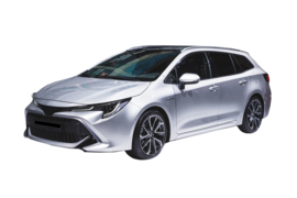 Kofferbakmat Toyota Corolla XII (E210) Touring Sports & Hybrid C/5 03.2019>; bovenste kofferbakvloer (vlakke laaddrempel); verstelbare kofferbodem in bovenste stand