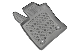 Automatten – Rubberen Schaalmatten – op Maat – Jeep Compass II (2017–, excl. Plug-in Hybrid) – Voetruimte