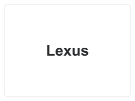 Kofferbakmat Lexus