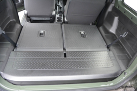Kofferbakmat Suzuki Jimny II (GJ) 10.2018-2020; behind the first row of seats; 2nd row pulled down