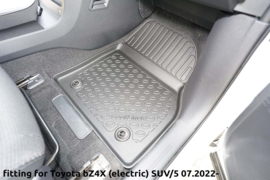 Automatten Kunststof  Schaalmatten Toyota bZ4X (electric) SUV/5 – vanaf 07.2022