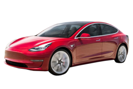 Kofferbakmat Tesla Model 3 07.2017-> en facelift model 2020