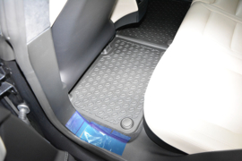 Automatten – Rubberen Schaalmatten – op Maat – Tesla Model S (2012–2015) – Voetruimte