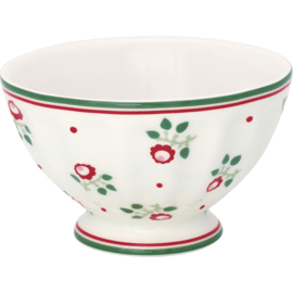 Greengate French bowl medium Abi petit white