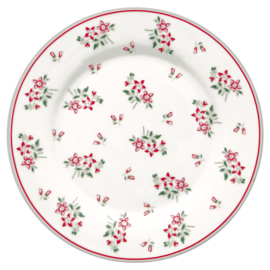 Greengate Ontbijtbord/plate  Avery white