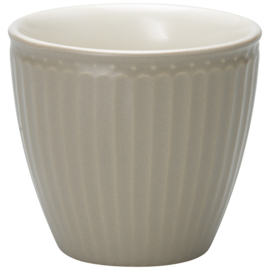 Greengate Latte cup/beker Alice warm grey.