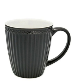 Greengate Mug/beker Alice dark grey