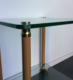 Roltafel beuken/messing