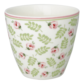 Greengate Latte cup/beker Lily petit white