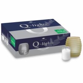 Q-Lights® Cocoon glass ivoor