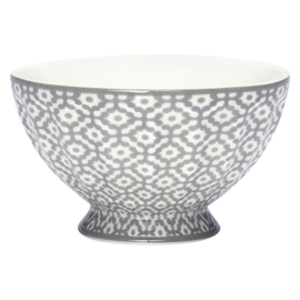 Greengate French bowl medium Jasmina warm grey