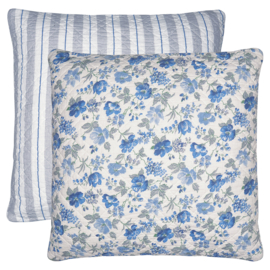 Greengate Quilt kussensloop /cushion Donna blue 50x50 cm