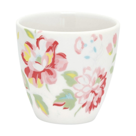 Greengate Mini latte cup/beker Amanda white.