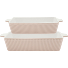 Greengate Oven Dishes Alice creamy fudge rectangular 16 cm x 27 cm x 6 cm