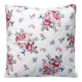 Greengate Quilt kussensloop /cushion Elisabeth White 50x50 cm