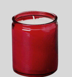 starlight glaskaars rood