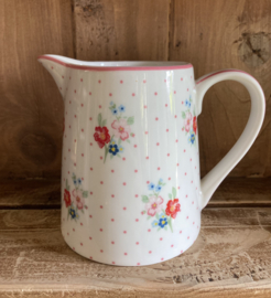 Greengate Jug Eja white 0,5 Ltr