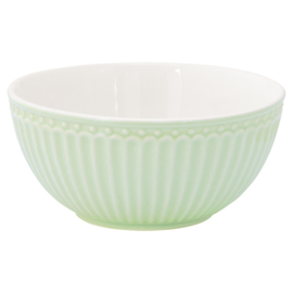 Greengate Cereal bowl Alice pale green.