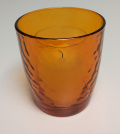 Glas voor refills oranje