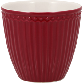Greengate Latte cup/beker claret red.