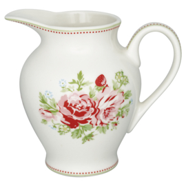 Greengate creamer round Mary white