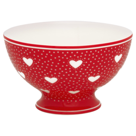 Greengate Snack bowl Penny red