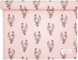 Greengate Table runner Dina pale pink