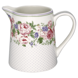 Greengate Jug Rose white, 0,5 Ltr