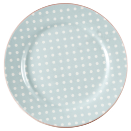 Greengate Ontbijtbord Spot pale blue