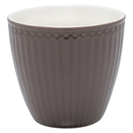 Greengate Latte cup/beker Alice dark chocolate