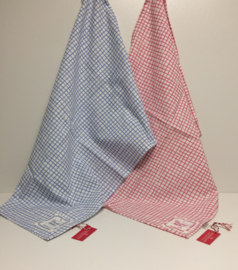 Greengate Theedoek /tea towel  Frederikke raspberry