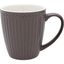 Greengate Mug/beker Alice dark chocolate