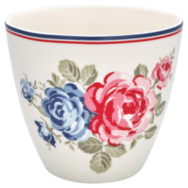 Greengate Latte cup/beker Hailey white.