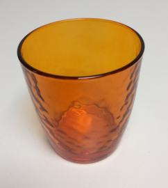 Glas voor refills oranje
