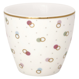 Greengate Latte cup/beker Kylie white