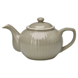 Greengate Theepot Alice warm grey.