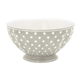 Greengate French bowl xlarge Spot grey