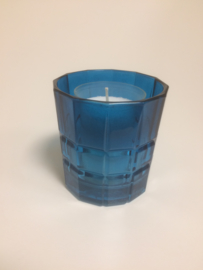 Refillhouder rond turquoise.