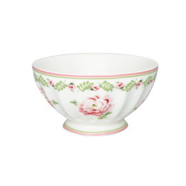 Greengate French bowl xl Lily petit white