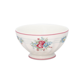 Greengate French bowl xl Henrietta white