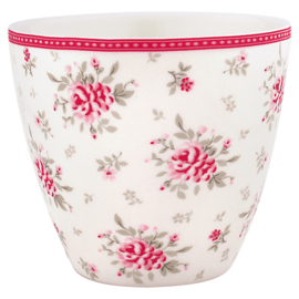 Greengate Latte cup/beker Flora white.